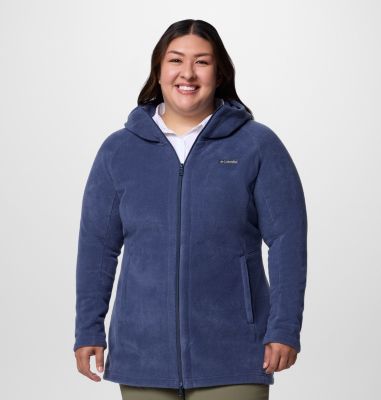 Women’s Benton Springs II Long Fleece Hoodie - Plus Size, Color: Nocturnal, image 1