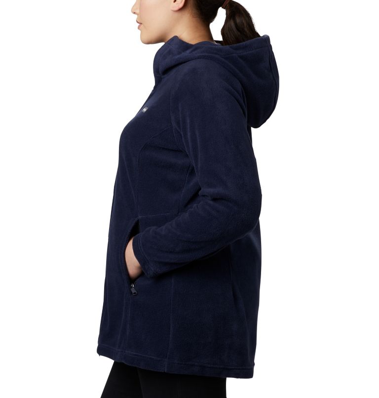 Women’s Benton Springs II Long Fleece Hoodie - Plus Size, Color: Dark Nocturnal, image 3