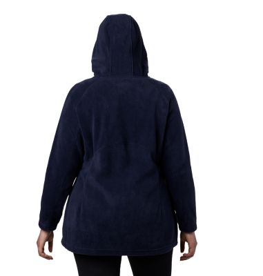 columbia plus size benton springs hooded fleece jacket