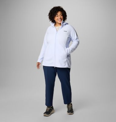 Women’s Benton Springs II Long Fleece Hoodie - Plus Size, Color: Snowdrift, image 31