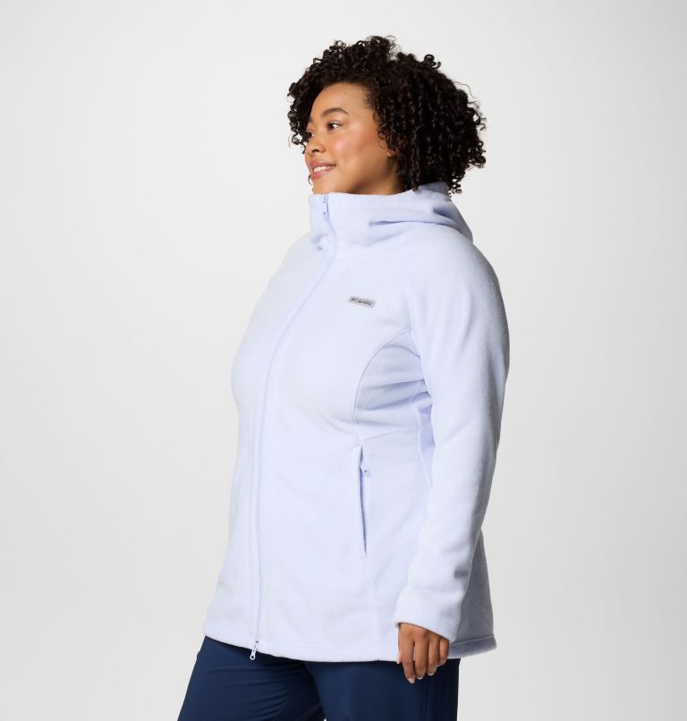 Women’s Benton Springs II Long Fleece Hoodie - Plus Size, Color: Snowdrift, image 4