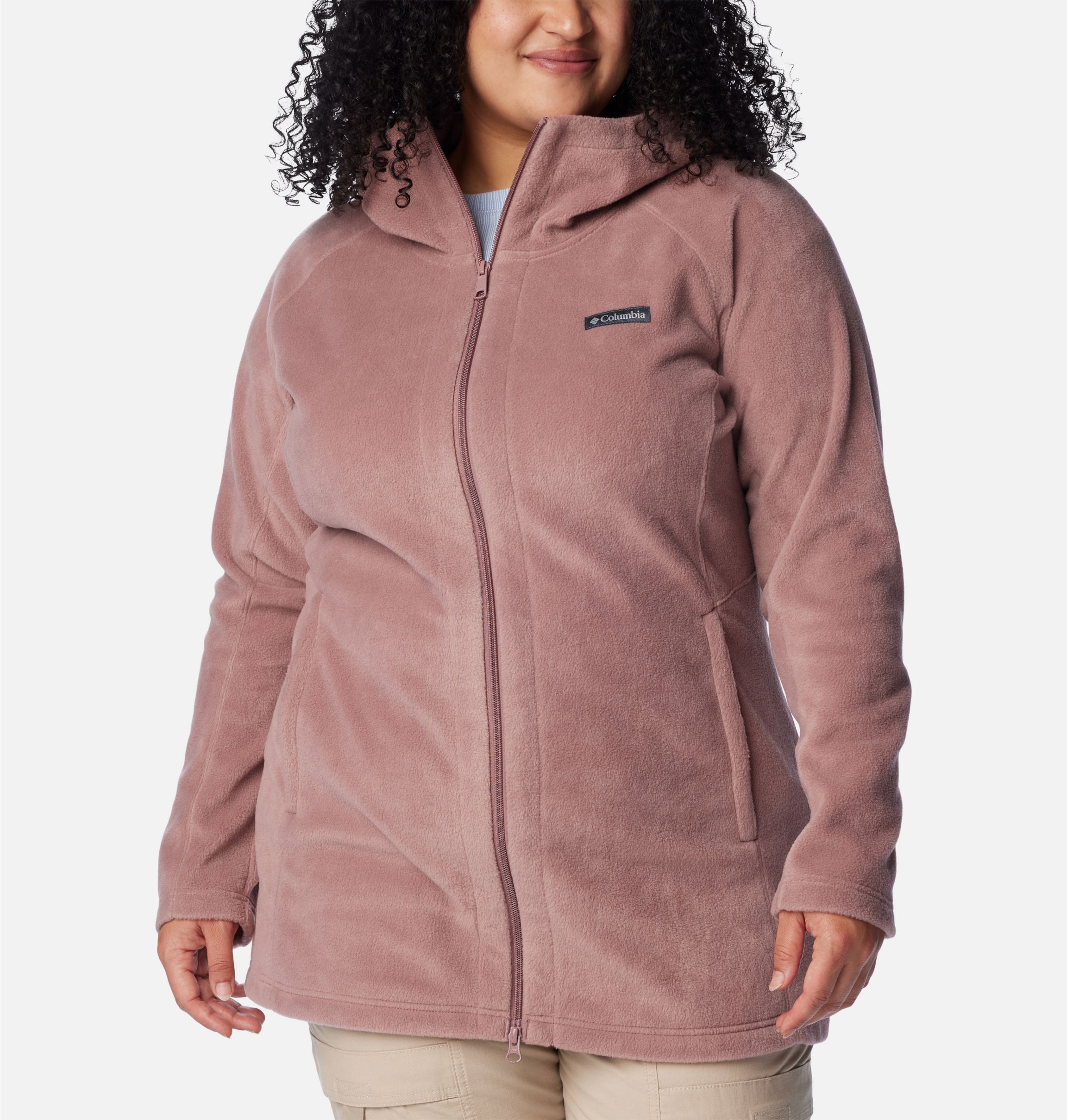 Ladies Plus Size Micro Fleece Jacket Full Zip with Pockets Womens XL 2X,  3X, 4X