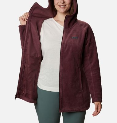 columbia benton springs ii long hoodie plus size