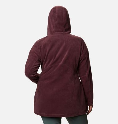 columbia plus size benton springs hooded fleece jacket