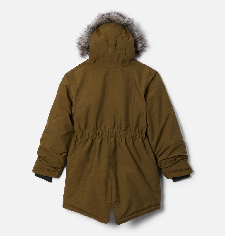 Girls khaki parka outlet coat