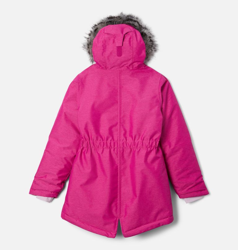 Thumbnail: Girls’ Nordic Strider Jacket, Color: Wild Fuchsia Heather, image 2