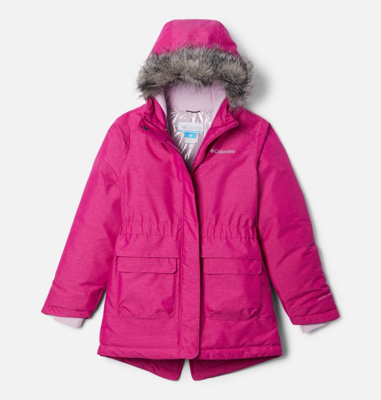 Manteau Nordic Strider pour fille, Color: Wild Fuchsia Heather, image 1