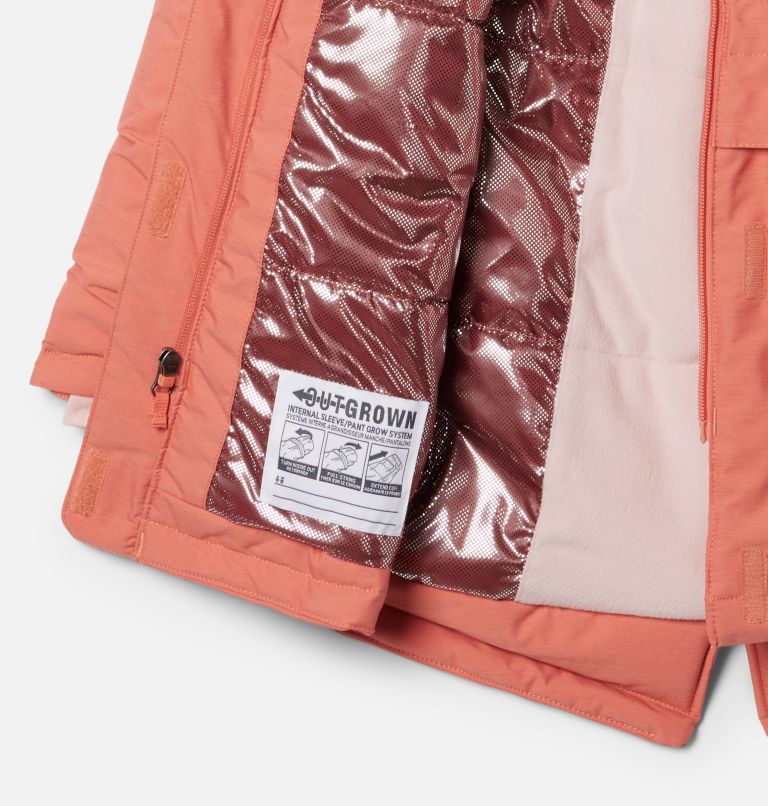 Thumbnail: Girls Nordic Strider Winter Parka, Color: Faded Peach Heather, image 3