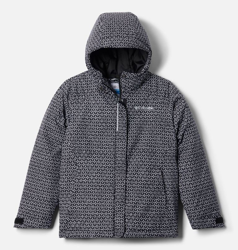 Girls’ Horizon Ride Jacket, Color: Black Sparklers Print, image 1