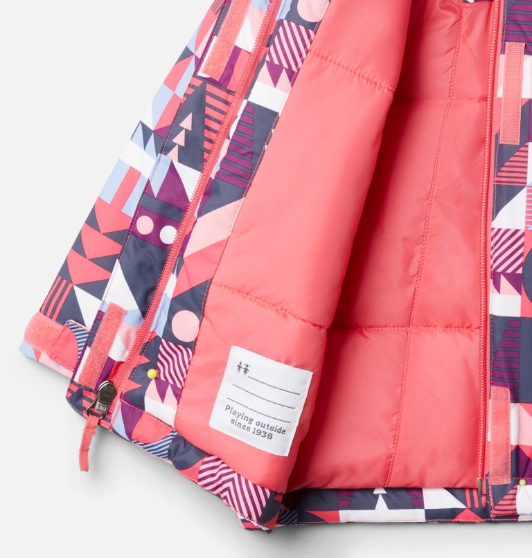 Manteau Youth Horizon Ride – Tout-petit , Color: Bright Geranium Blockitecture, image 3