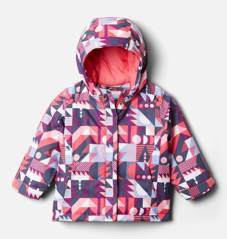 Manteau Youth Horizon Ride – Tout-petit , Color: Bright Geranium Blockitecture, image 1