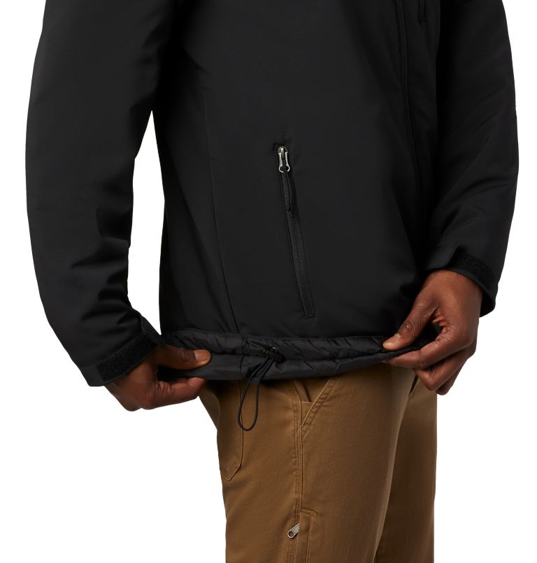 Men’s Gate Racer Insulated Softshell Jacket, Color: Black, image 6