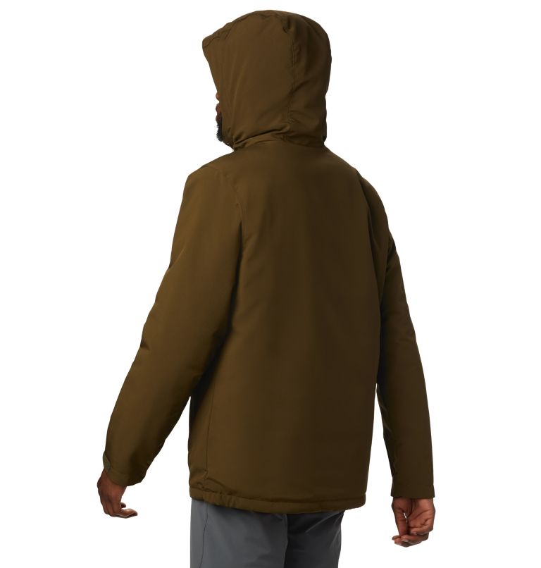Men’s Gate Racer Insulated Softshell Jacket, Color: Olive Green, image 2