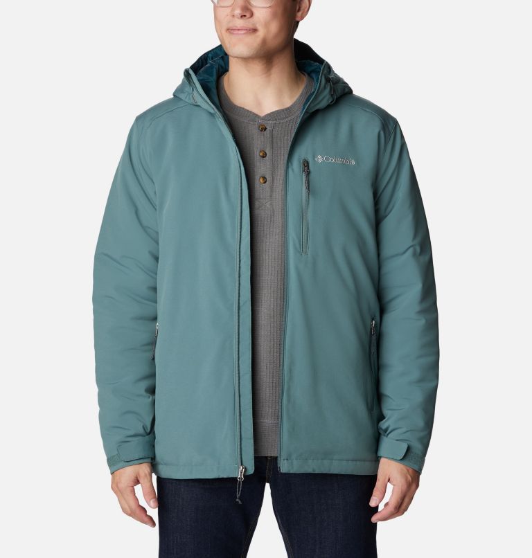 Thumbnail: Men’s Gate Racer Insulated Softshell Jacket, Color: Metal, image 7