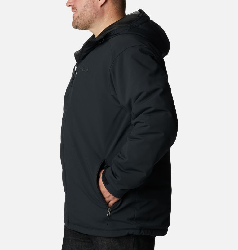 Men's Gate Racer Softshell Hooded Jacket - Big, Color: Black, image 3