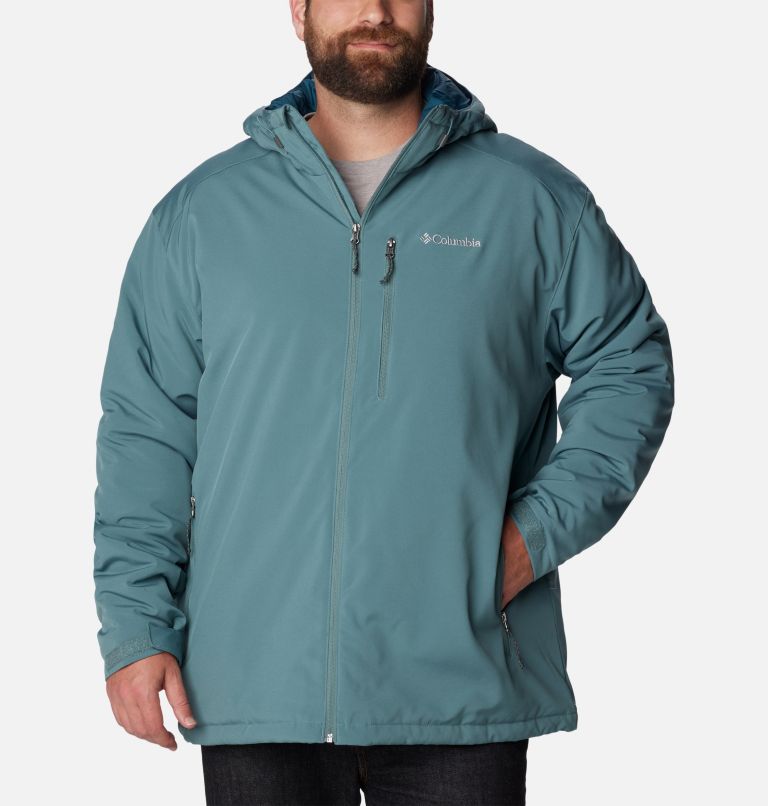 Men's Gate Racer Insulated Softshell Hooded Jacket - Big