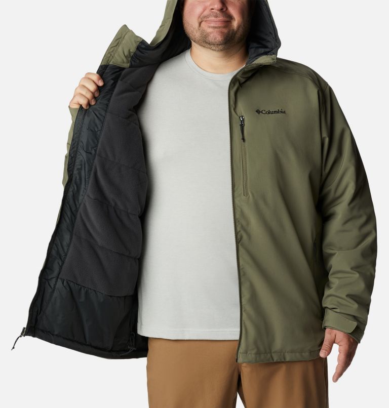 Men's Gate Racer Softshell Hooded Jacket - Big, Color: Stone Green, image 5