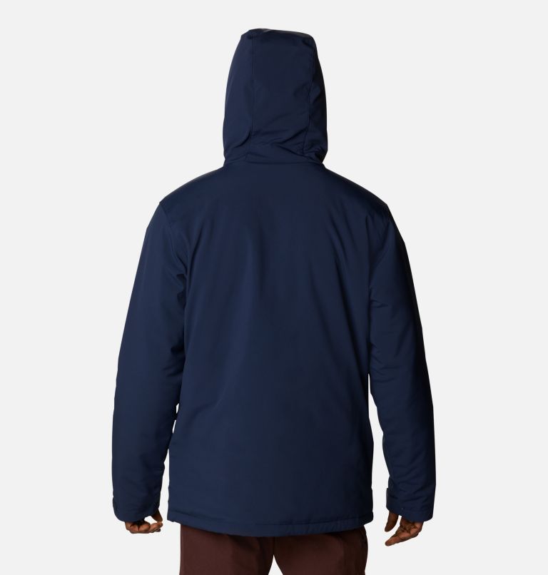 Thumbnail: Men's Gate Racer Softshell Hooded Jacket - Tall, Color: Collegiate Navy, image 2
