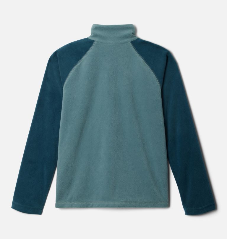 Thumbnail: Boys’ Glacial Fleece Quarter Zip Pullover, Color: Metal, Night Wave, image 2
