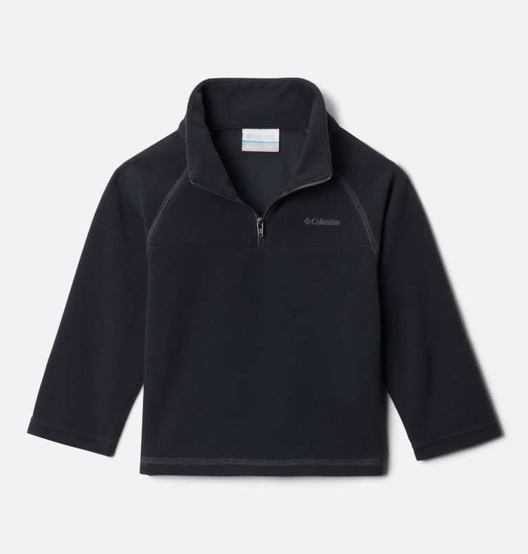 Thumbnail: Boys’ Toddler Glacial 1/4 Zip Fleece Pullover, Color: Black, image 1