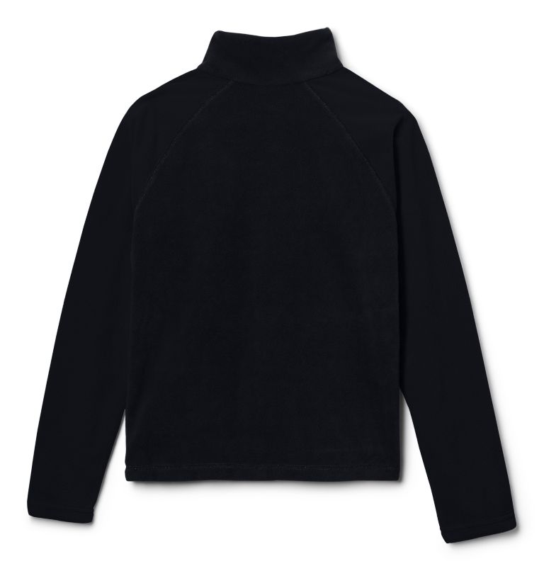 Thumbnail: Boys’ Glacial Fleece Half Zip Jacket, Color: Black, image 2