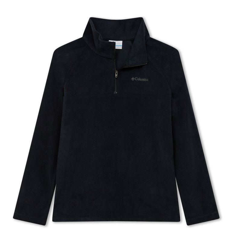 Boys’ Glacial Fleece Half Zip Jacket, Color: Black, image 1