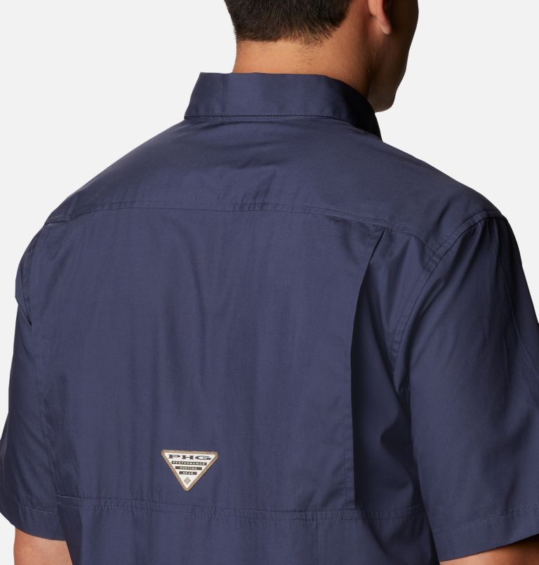 Thumbnail: Men's PHG Sharptail Short Sleeve Shirt, Color: Nocturnal, RT Edge, image 5