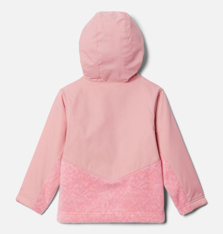 Toddler Steens Mt Overlay Hoodie, Color: Pink Orchid Terrain, Pink Orchid, image 2