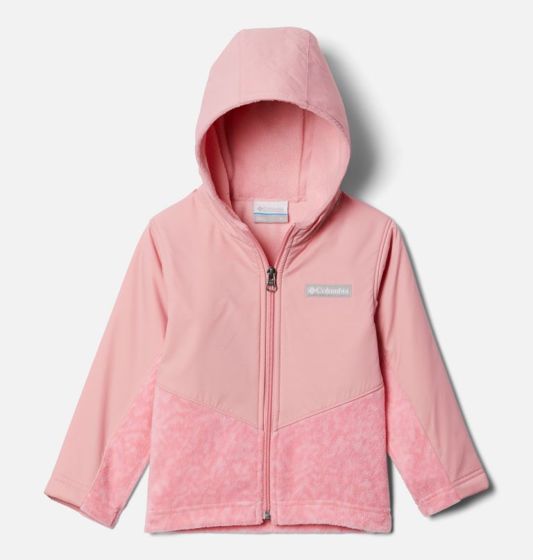 Toddler Steens Mt Overlay Hoodie, Color: Pink Orchid Terrain, Pink Orchid, image 1