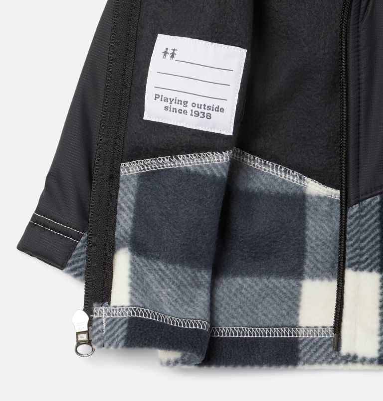 Thumbnail: Steens Mt Overlay Hoodie | 192 | 6/12, Color: Chalk Check, Black, image 3