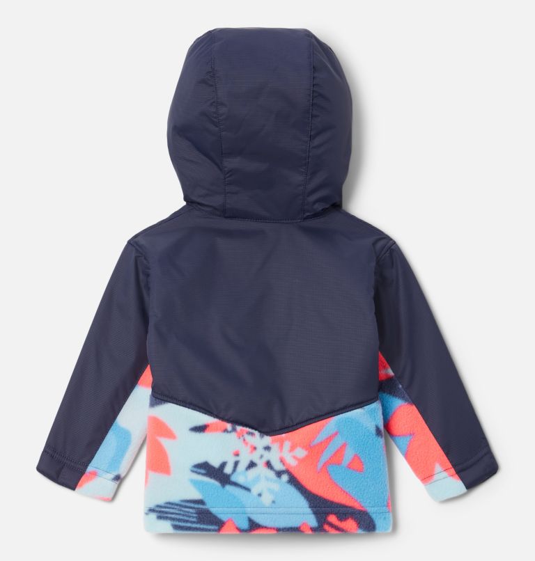 Kids' Infant Steens Mountain Overlay Hooded Jacket, Color: Nocturnal Scraptanical, Nocturnal, image 2