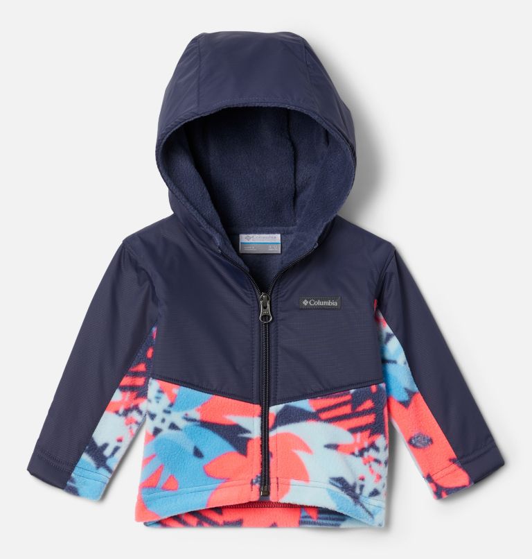 Kids' Infant Steens Mountain Overlay Hooded Jacket, Color: Nocturnal Scraptanical, Nocturnal, image 1