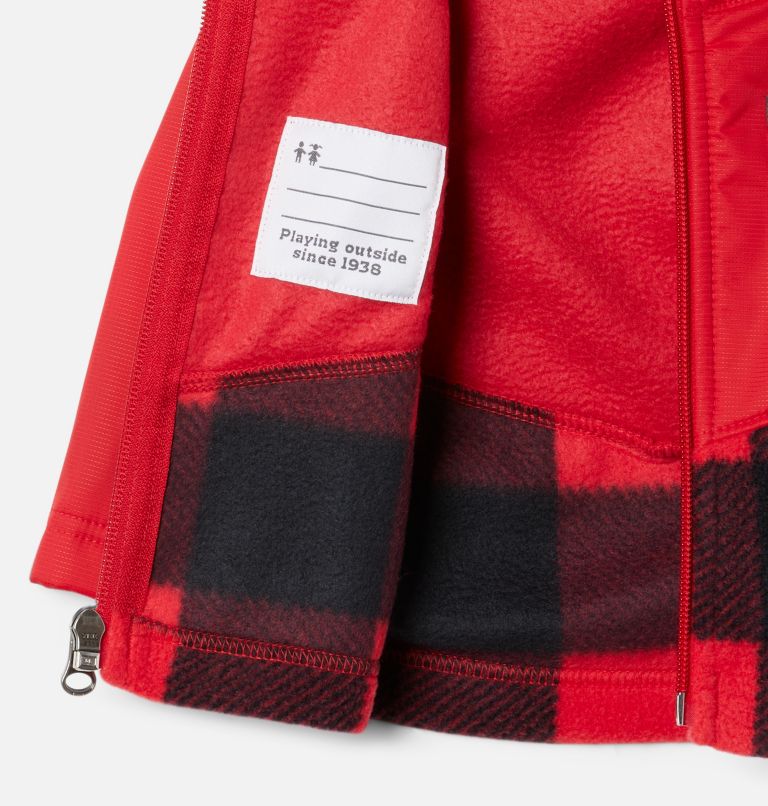 Steens Mt Overlay Hoodie | 618 | 3/6, Color: Mountain Red Check, Mountain Red, image 3