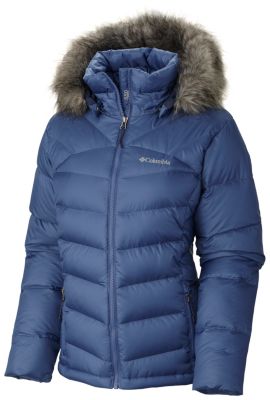 long down jacket with hood