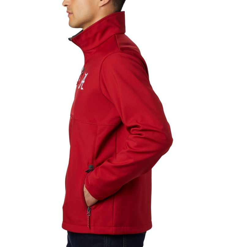 Men’s Collegiate Ascender Softshell Jacket - Alabama, Color: ALA - Red Velvet, image 3