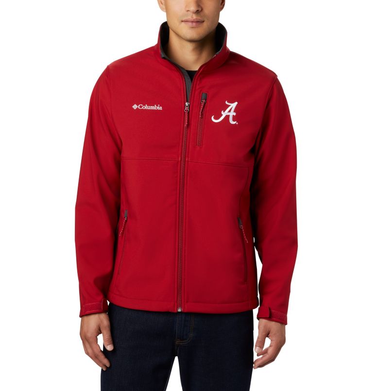Men’s Collegiate Ascender Softshell Jacket - Alabama, Color: ALA - Red Velvet, image 1