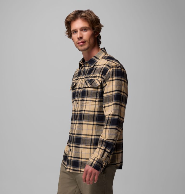 CLG Flare Gun Flannel LS Shirt, Color: PD - Sierra Tan Tartan, image 4