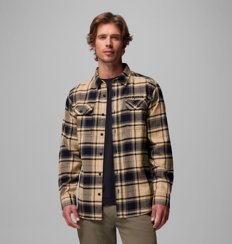 CLG Flare Gun Flannel LS Shirt, Color: PD - Sierra Tan Tartan, image 5