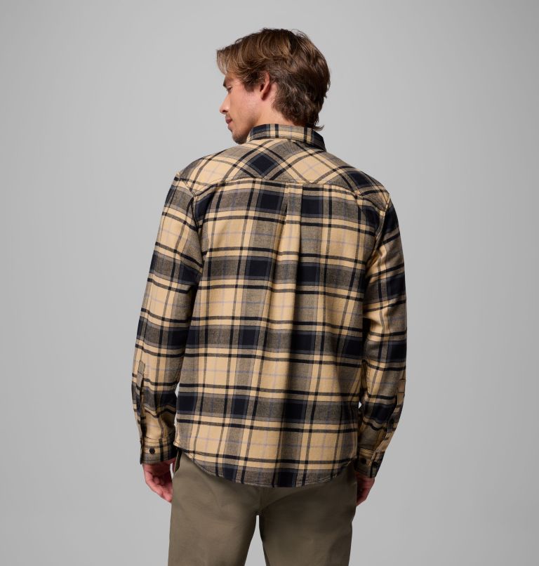 CLG Flare Gun Flannel LS Shirt, Color: PD - Sierra Tan Tartan, image 3