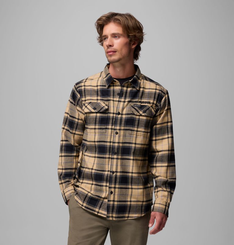 CLG Flare Gun Flannel LS Shirt, Color: PD - Sierra Tan Tartan, image 1