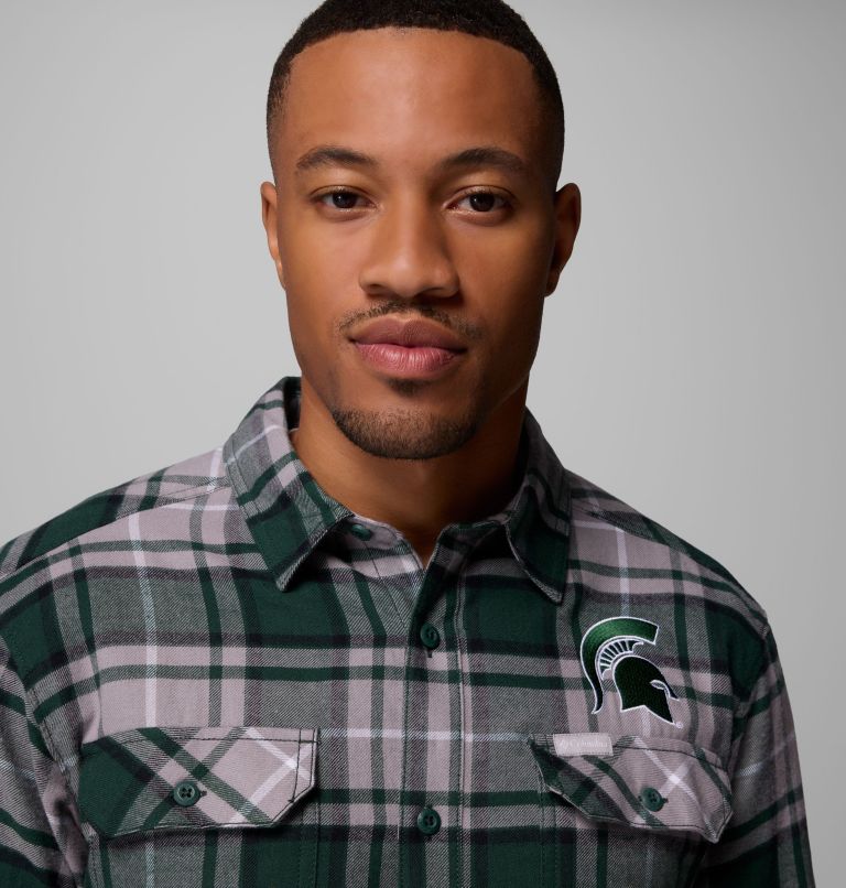 CLG Flare Gun Flannel LS Shirt, Color: MS - Spruce Tartan, image 6