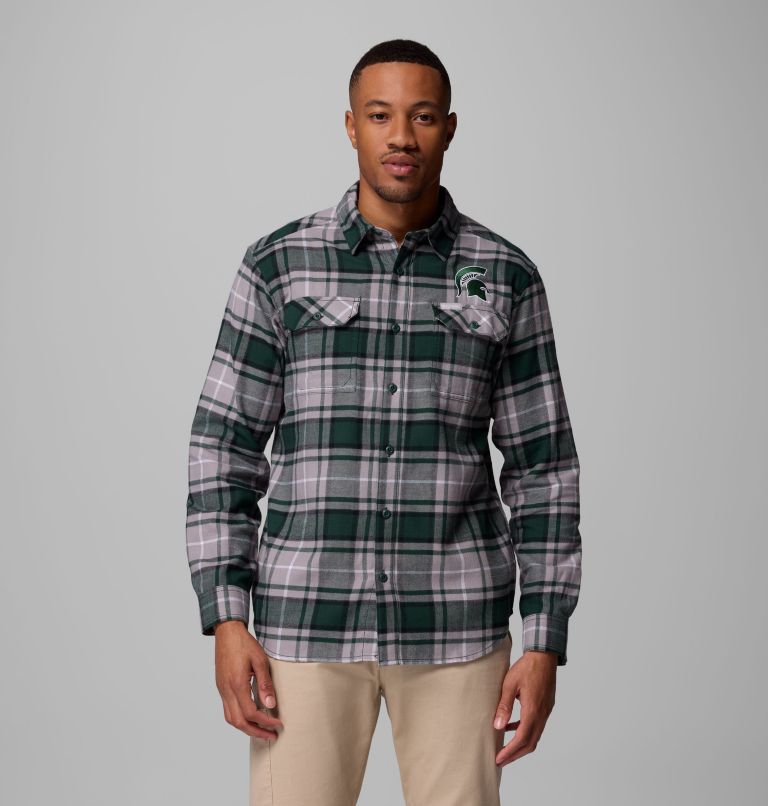 CLG Flare Gun Flannel LS Shirt, Color: MS - Spruce Tartan, image 1