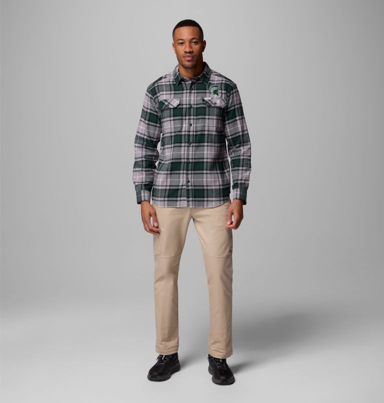 CLG Flare Gun Flannel LS Shirt, Color: MS - Spruce Tartan, image 2