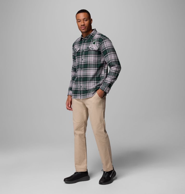 CLG Flare Gun Flannel LS Shirt, Color: MS - Spruce Tartan, image 7