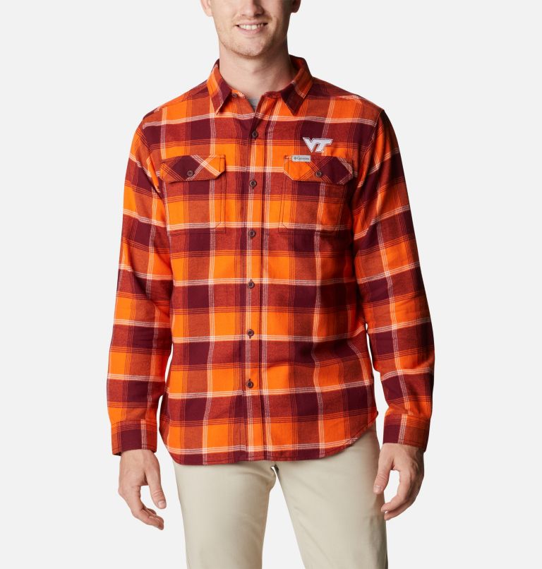 Men's Collegiate Flare Gun™ Flannel Long Sleeve Shirt - Virginia