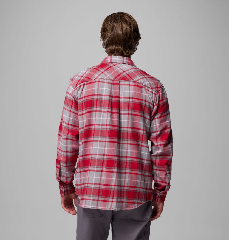 Men's Collegiate Flare Gun Flannel Long Sleeve Shirt - Alabama, Color: ALA - Red Velvet Tartan, image 3