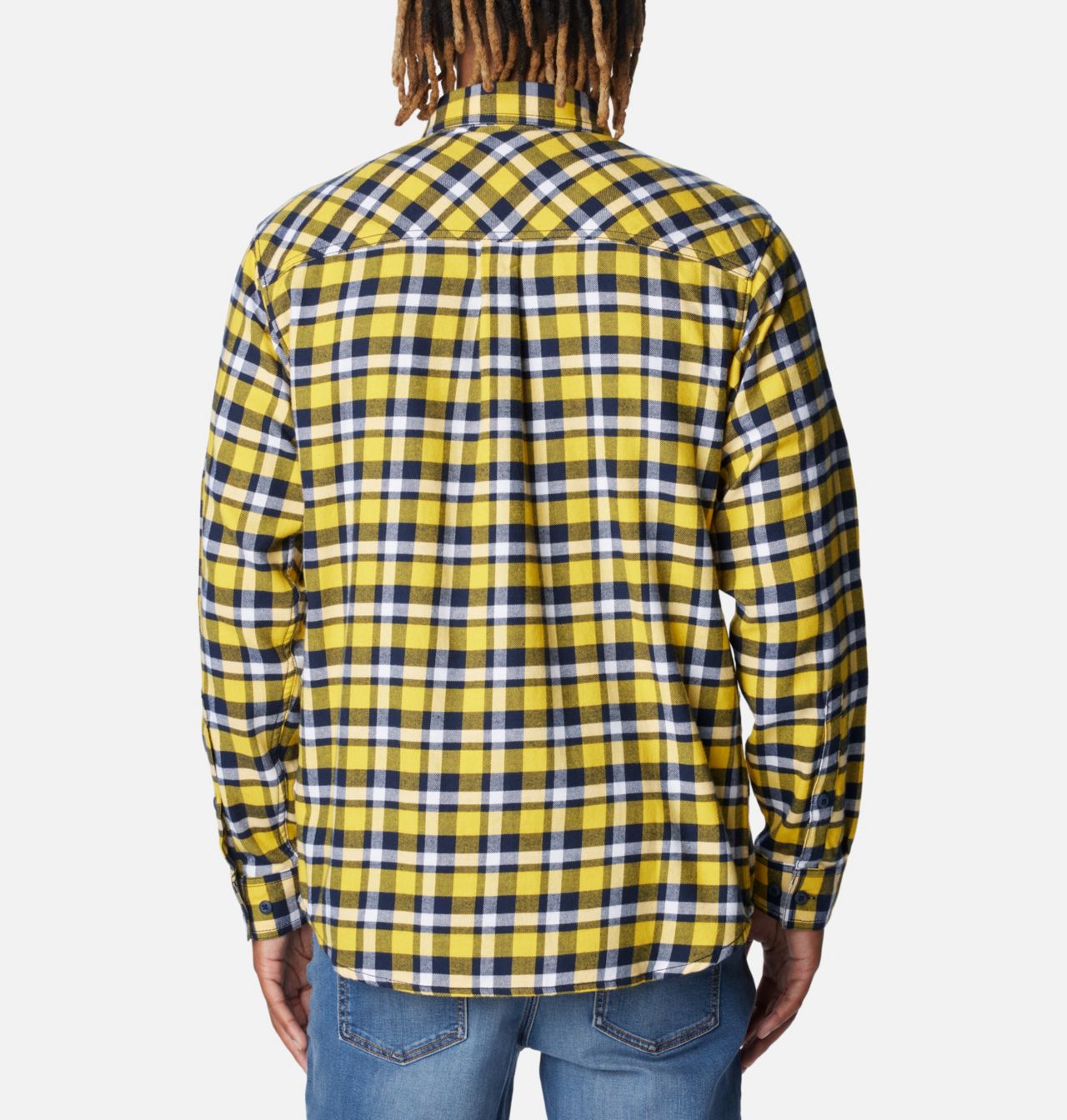 Men's Collegiate Flare Gun™ Flannel Long Sleeve Shirt - Michigan 2