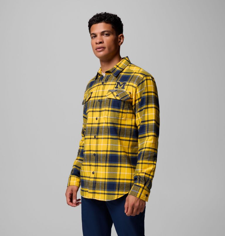 CLG Flare Gun Flannel LS Shirt, Color: UM - Yellow Tartan, image 4