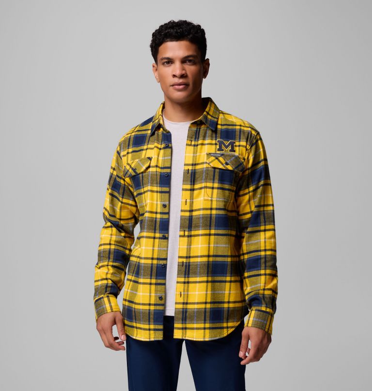 CLG Flare Gun Flannel LS Shirt, Color: UM - Yellow Tartan, image 5