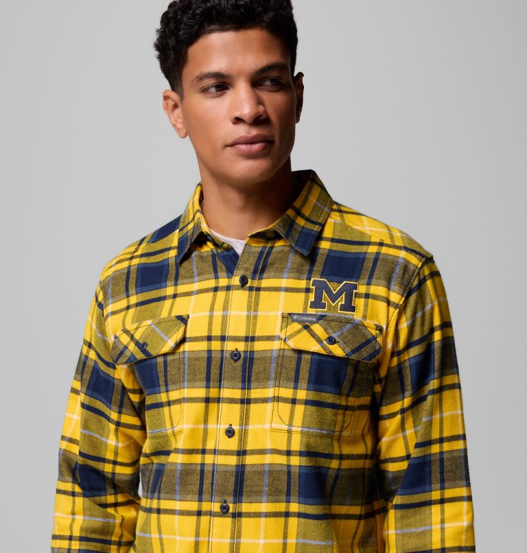 CLG Flare Gun Flannel LS Shirt, Color: UM - Yellow Tartan, image 6